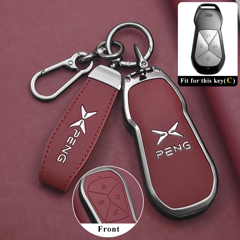 Image of Autoschlüsseletui für Xpeng Xiaopeng G6 2025 2026, Auto-Styling-Schlüsselanhänger, Fernbedienung, Dekoration, Abdeckung, Muschel, Ringhalter, Anhänger, Zubehör
