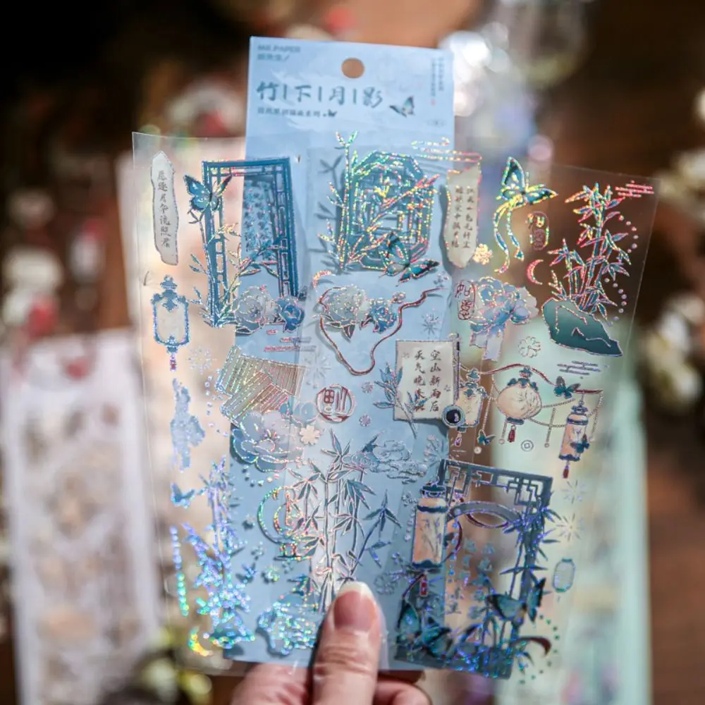 Holografische Laser Esthetische Stickers Stickers Telefoon Grappige Graffiti Sticker