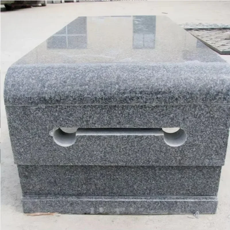 Dark grey granite simple carving polished headstone dark grey granite memorial stone