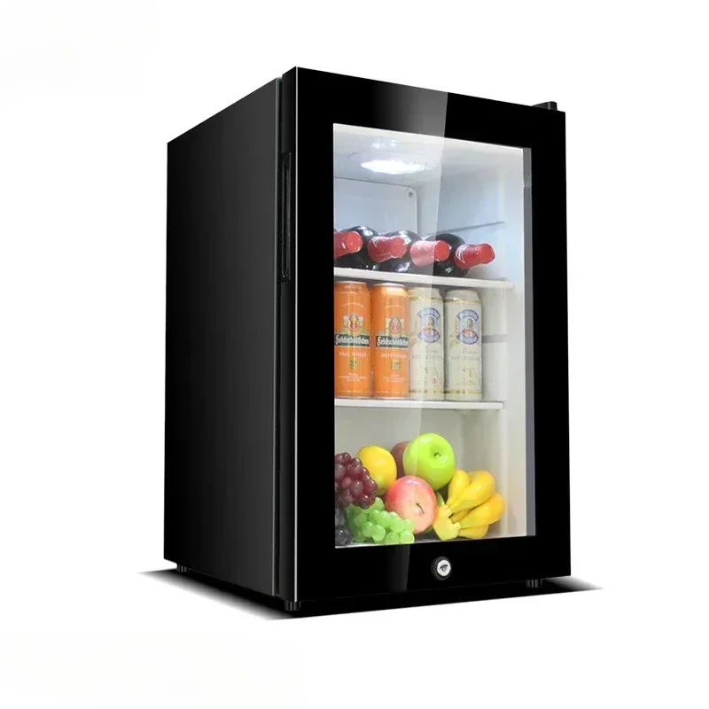 62L/95L Refrigerator Home Applians Small Size Freezer / Mobile Home Fridge Freezer / Mini Bar Fridge with Glass Door