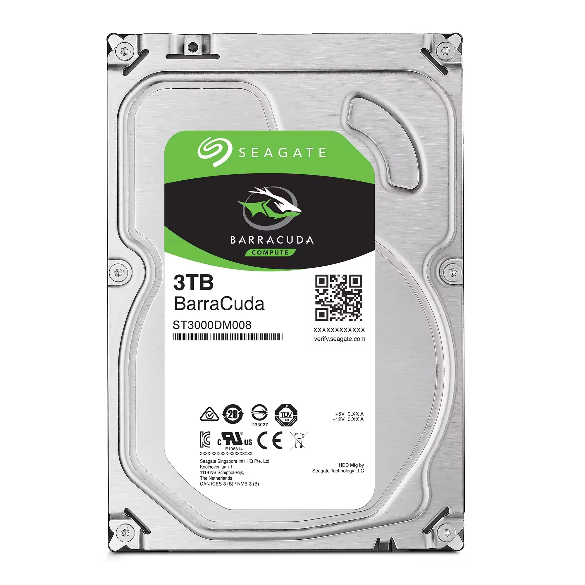 

FOR Seagate Barracuda 3TB ST3000DM008 7200RPM 3.5" SATA Hard Drive