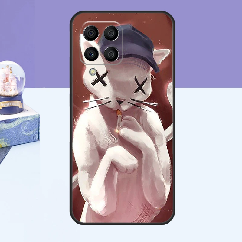 Lovejoy Cat Are You Alright Case For Samsung Galaxy M34 M14 M54 M21 M51 M12 M32 M52 M13 M23 M33 M53 M20 M31s M30s Cover