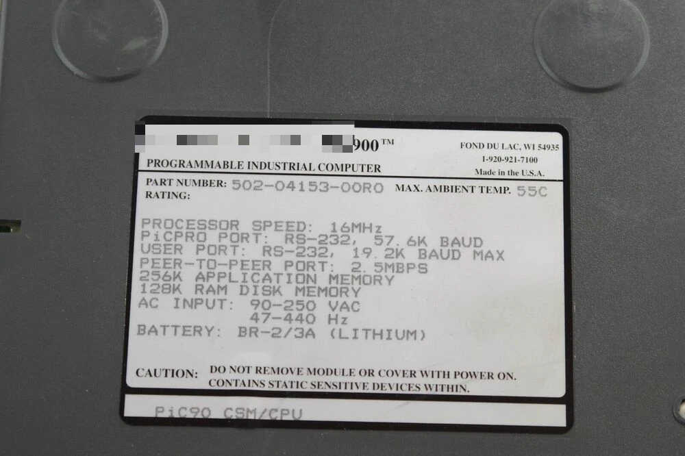 Computer industriale muslim/5020415300r0 PiC900