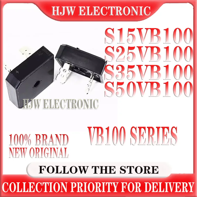 1pcs 100% New Original S15vb100 S25vb100 S35vb100 S50vb100 Rectifier Bridge Bridge Stack-square Quad