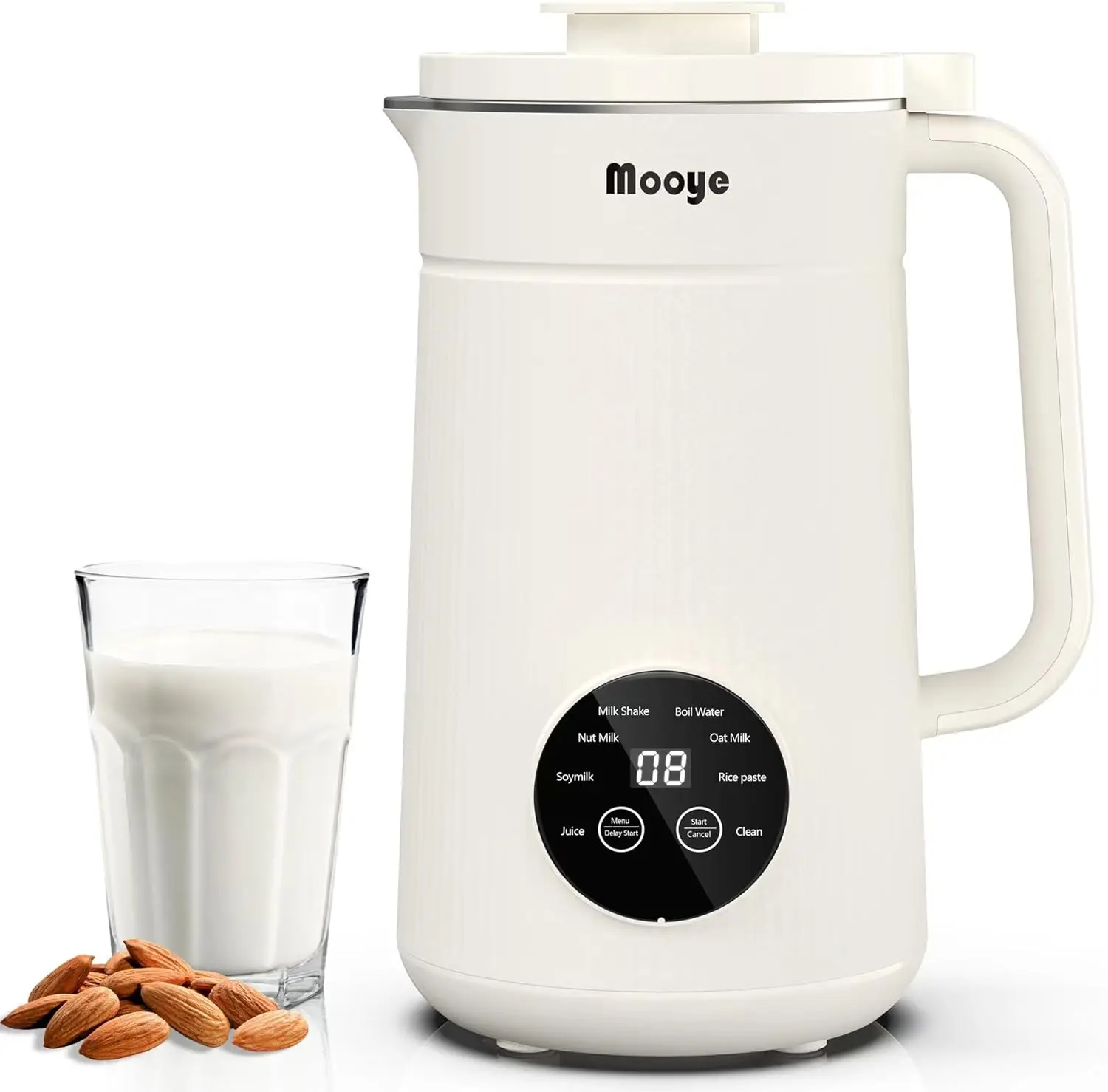 

Milk Maker Machine, 35oz/1000ml Multi-Functional Automatic Soybean Milk Machine with 10 Blades, Plant-Based Milk