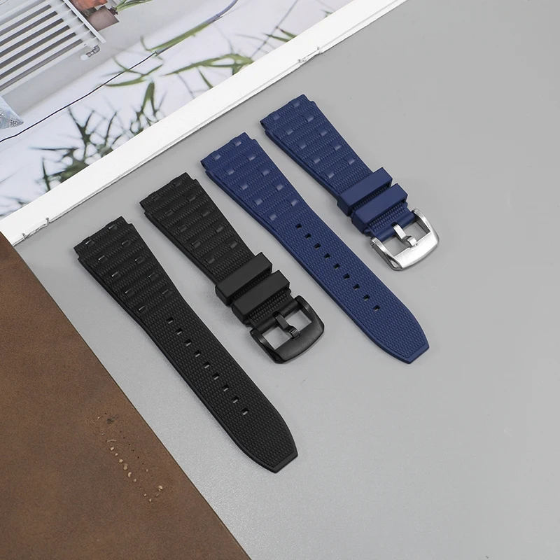 

Substitute Super Mechanical Timing B01/Super Ocean/Avengers Series Convex Interface Fluororubber Watch Strap 22/24mm