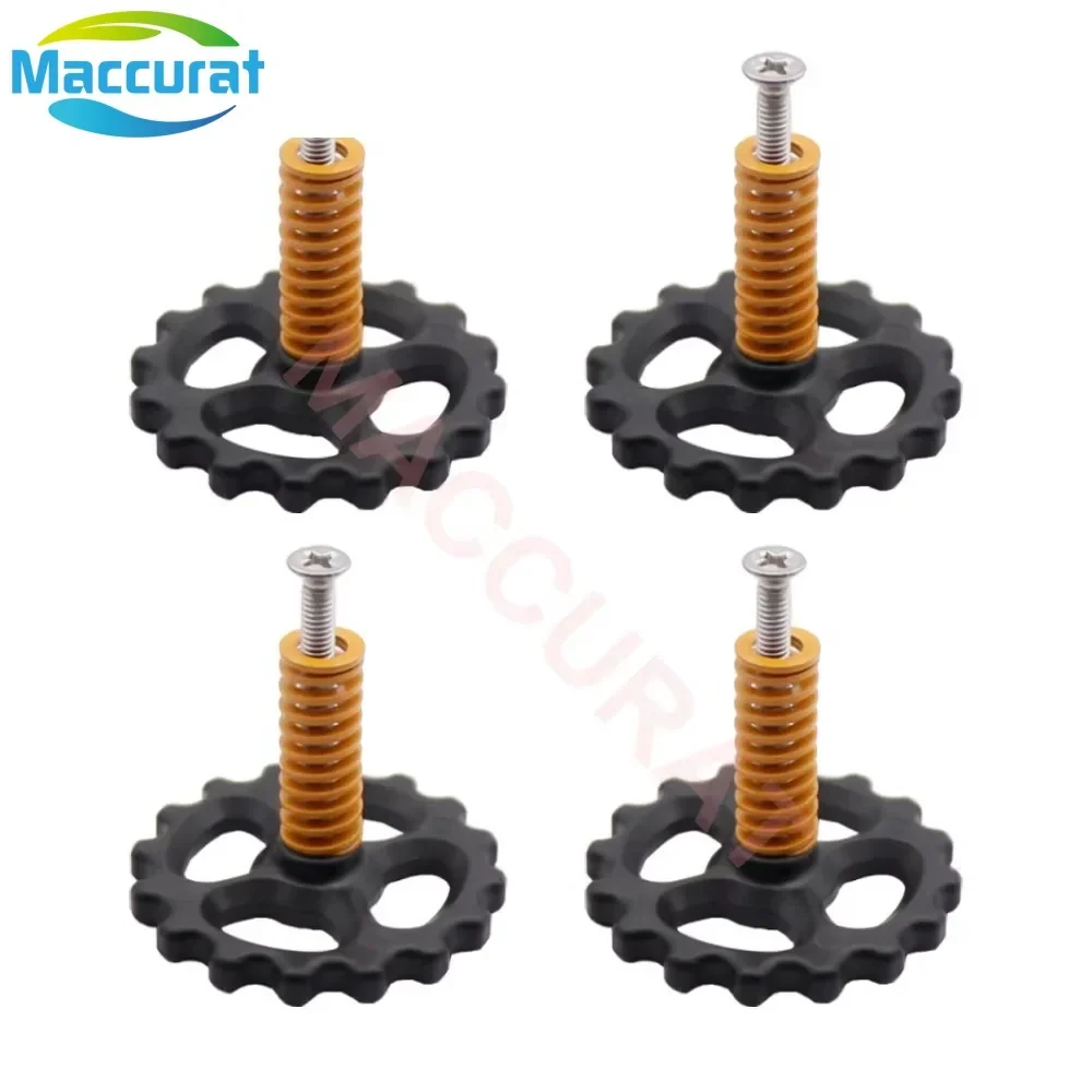 4pcs 3D Printer Parts Heated Bed Spring Leveling Kit+M3*35 Screw&Nut Prusa I3 Mk2/mk3 Anycubic Hotbed DIY Leveling Modules