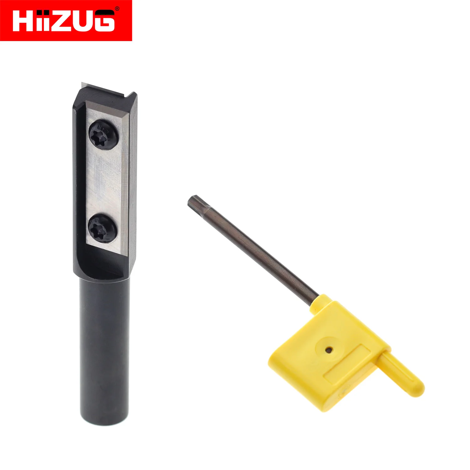 Imagem -04 - Haste Flush Guarnição Router Bit Bit Plaina Madeira Corte Bit Fresa Ferramentas Cnc Corte Dia 19 mm Inserções de Carboneto 127 mm