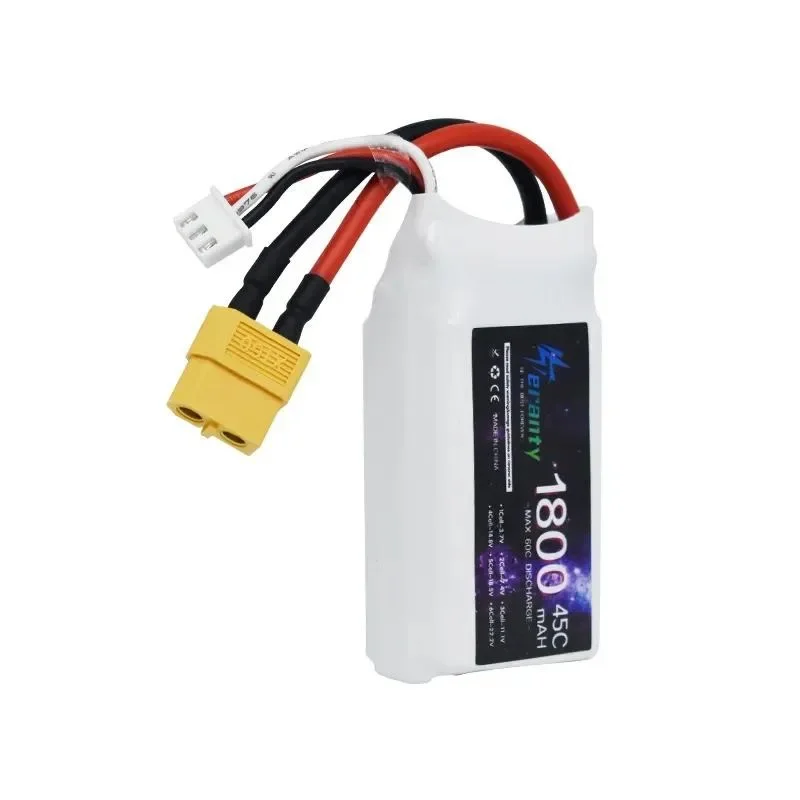 [NEW]  1800mAh 7.4V 45C High Rate Discharge Polymer Lithium Battery for Model Aircraft Drone RC Car Toy