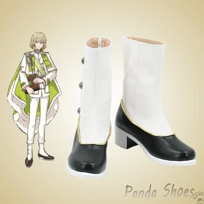 Promise of Wizard Figaro Cosplay Shoes Anime Game Cos Long Boots Comic Figaro Cosplay Costume Prop Shoes for Con Halloween Party