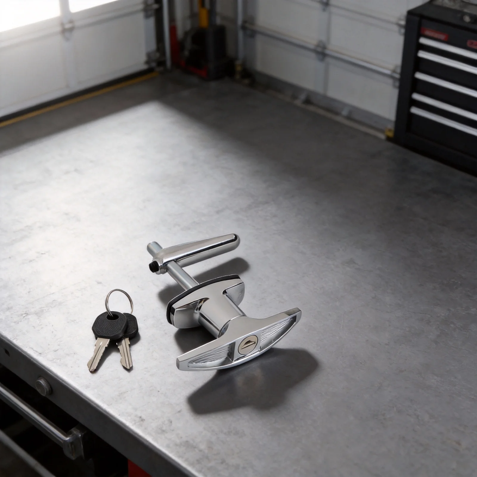 Zinc Alloy for t Handle Lock for Truck Cap Canopy and for camper Shell Applications Designed for Long Term Outdoor Exposure