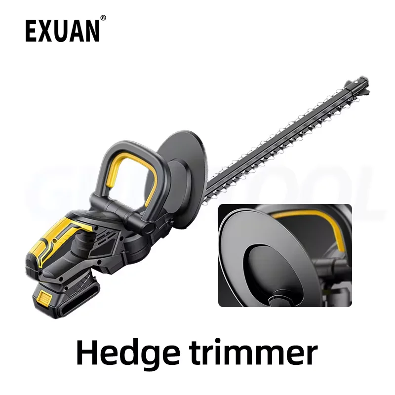 

1980W Cordless Brushless Electric Hedge Trimmer Lawn Mower 79800mAh Rechargeable Handheld Fence Clipper for Garden