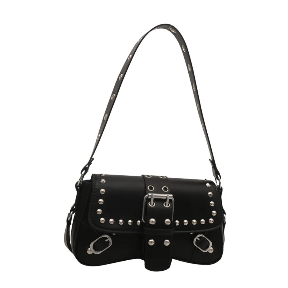 

Trendy Punk Style Y2K Armpit Bag Sweet Cool American Style Underarm Bag Handbag Large Capacity Tote Bag Spicy Girls