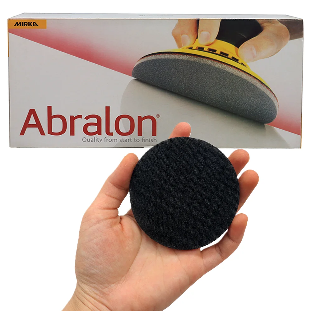 10PCS 3/5/6 Inch Sponge Sangding Disc Foam Hook & Loop Round Sandpaper 180-4000 Grit Elastic Polishing for Mirka sandpaper Car