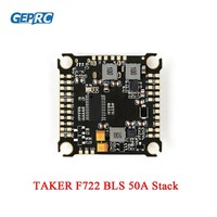 GEPRC TAKER F722 BLS 50A Stack BLS50A-4IN1 ESC STM32F722 Chip 16M Black Box Cual-Channel BEC Flight Controller