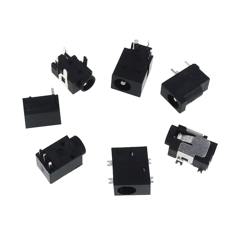 5pcs DC-002 DC003 DC023 DC-031 DC033 DC Power Jack Socket Connector 3.5*1.35MM 3.5X1.35 4.0x1.7mm Male / Female Adapter