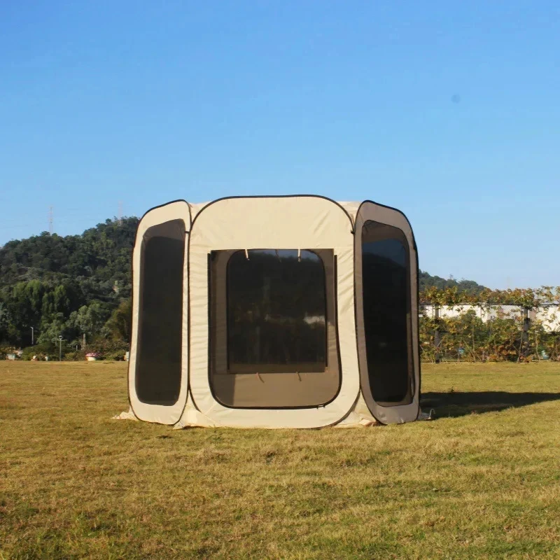 

Best SellingCustom Foldable Breathable Six Sided Mesh Courtyard Outdoor Camping Tent Canopy Car Tail Tent Small CarHigh Quality