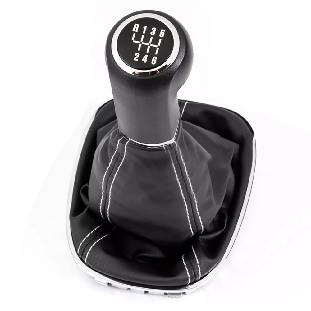 Black Leather 23 Centimeters 6-speed Manual Manual Transmission Smooth Shifting Vehicle Fitment Car Modification