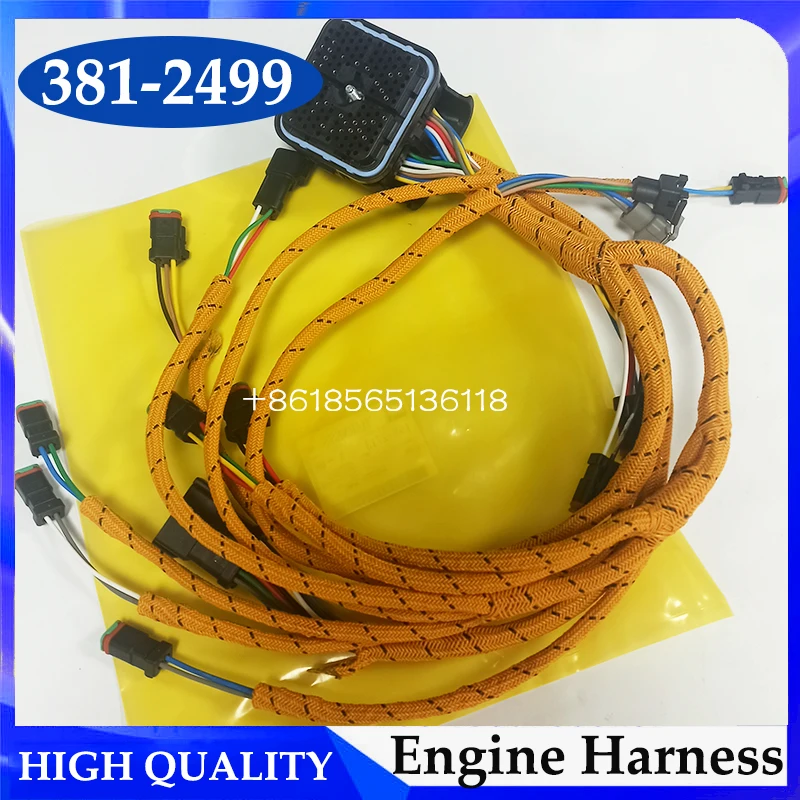 Excavator C7 New Engine Wiring Harness 381-2499 3812499 for 324D 325D Wire Harnesses