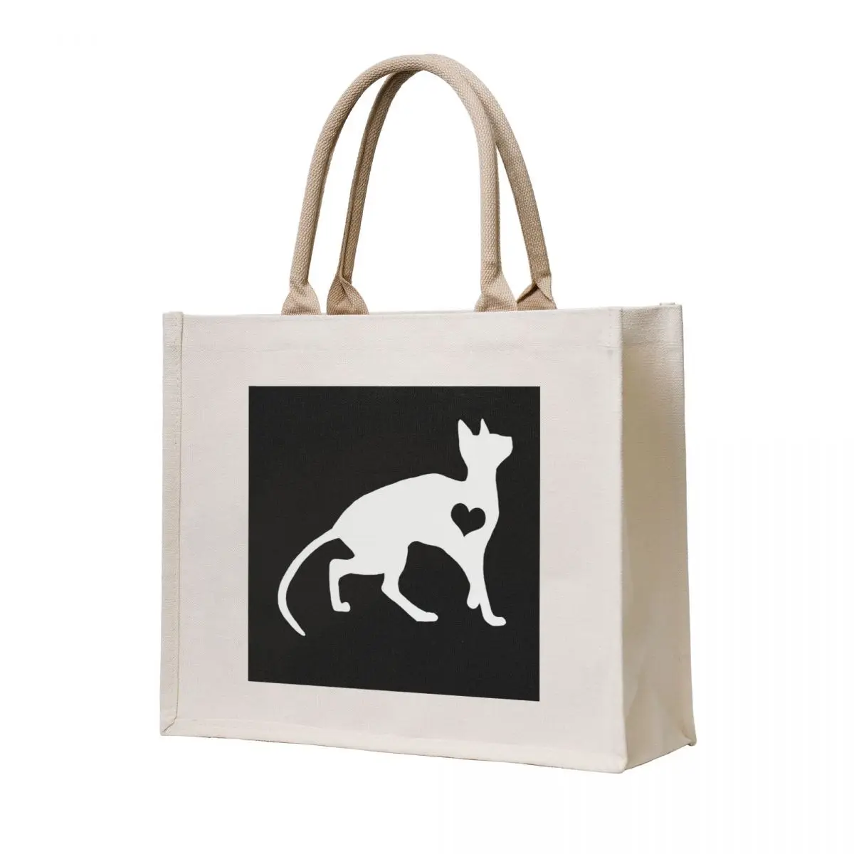 

Adore Sphynx Cats Tote Bag reusable shopping bag tote bag canvas custom tote