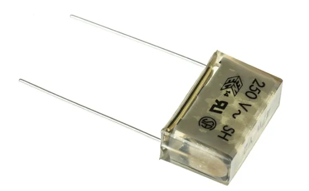 KEMET 47nF paper capacitor, PME271 series, 250V AC, through-hole installation, 20.3mm line spacing, ± 20% tolerance