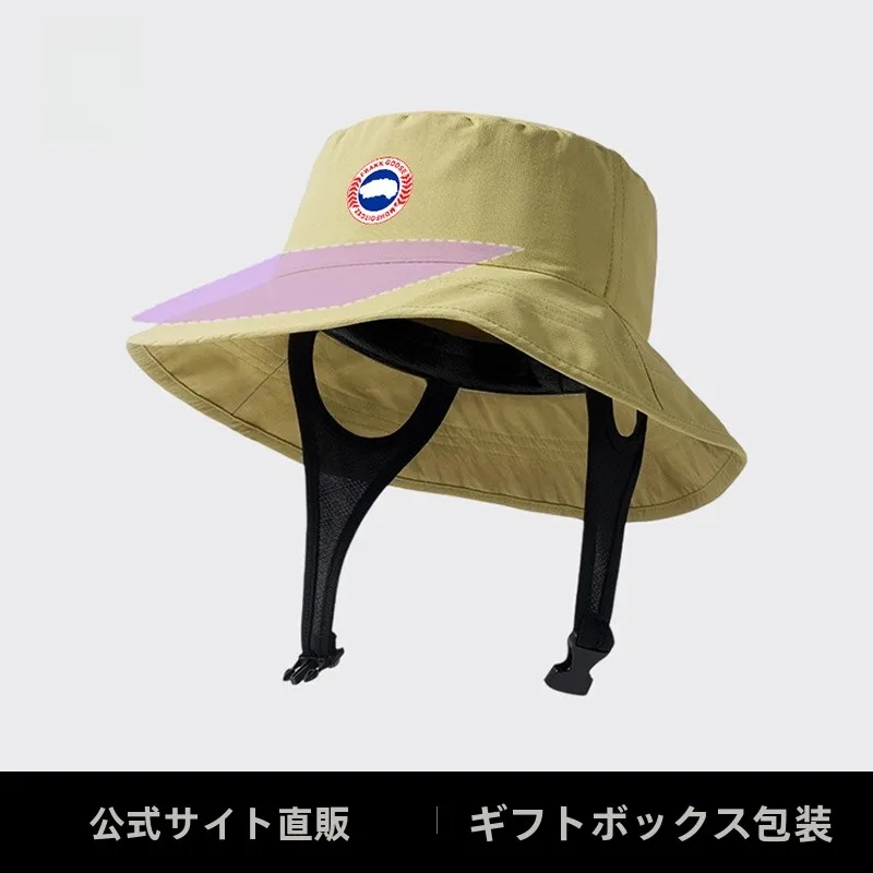 frank-goose-レディース-フィッシングキャップ-夏-日焼け防止-uvカット-つば広-カジュアルスタイル-アウトドアハット-ラウンドトップ-防風