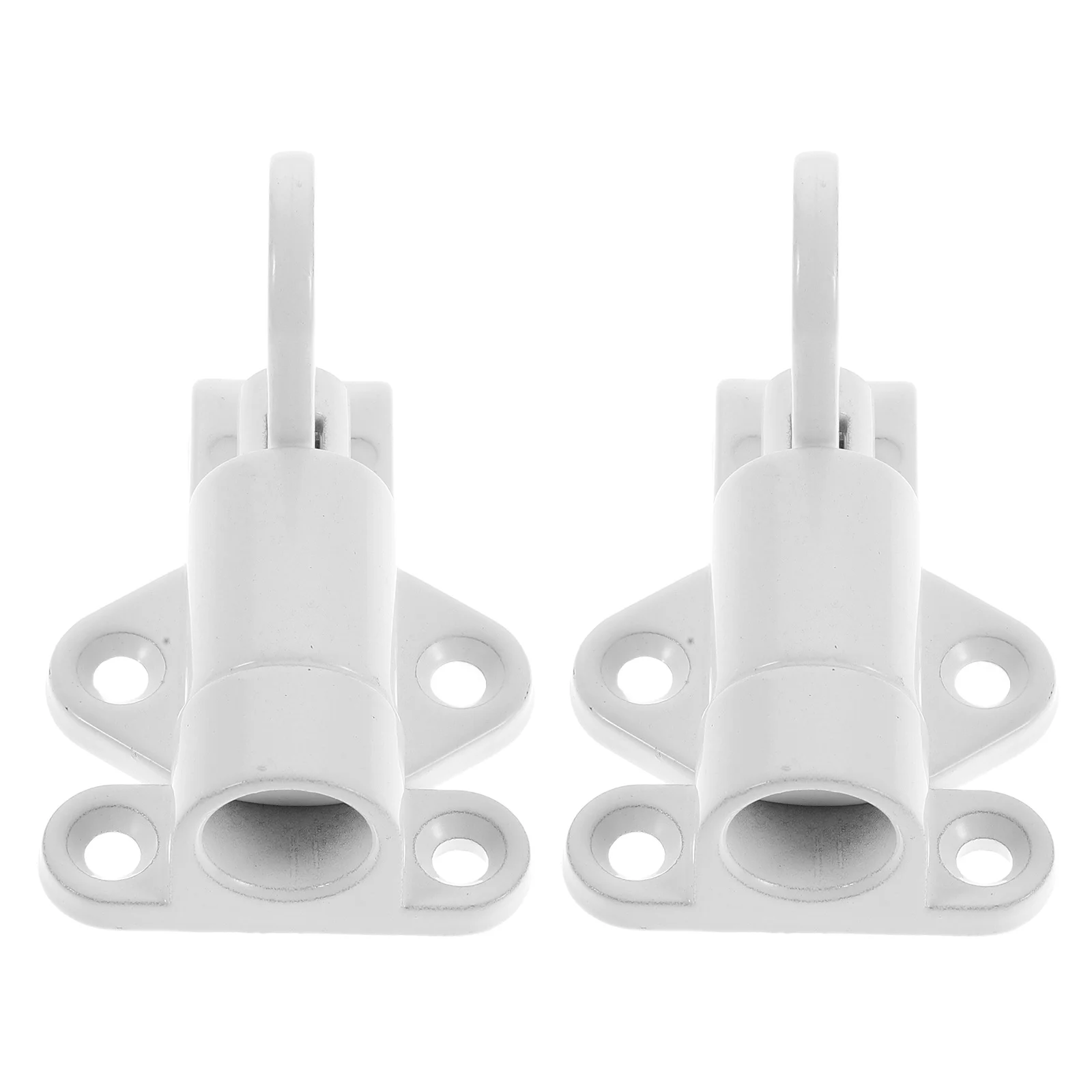 

2pcs Resilient Barrel Bolt Aluminum Alloy Self-Closing Slide Latch For Attic Hatch Cabinet Window Gate Automatic Door Lock