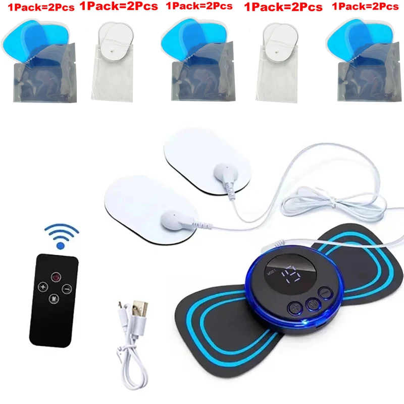 

Cervical Spine Massage Sticker Back Leg Neck Massager USB Recharge Version Neck Massage Relaxation For Women Men