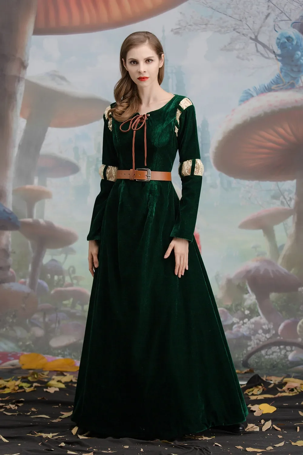 Brave Princess Halloween Costumes for Merida Movie Cosplay Princess Dress for Party Carnival