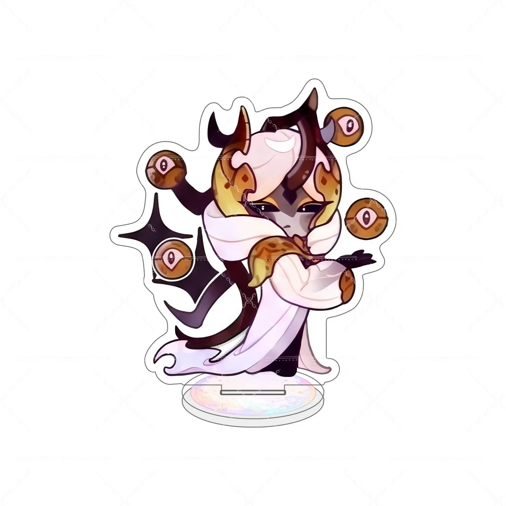 Cookie Run Kingdom 10CM Kawaii Chibi Acrylic Keychain with Pure Vanilla White Lily Design - Table Decor Fan Gift