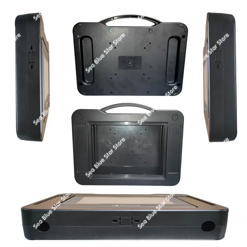 Installation box 7 inch ,192*138  touch screen control box, man-machine interface ABS handheld display screen, plastic shell