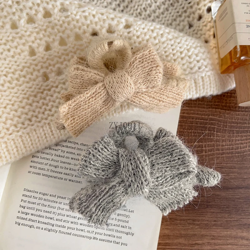 الخريف والشتاء القوس انتزاع كليب الراقية دبوس الشعر الخلفي رئيس القرش كليب جودة عالية