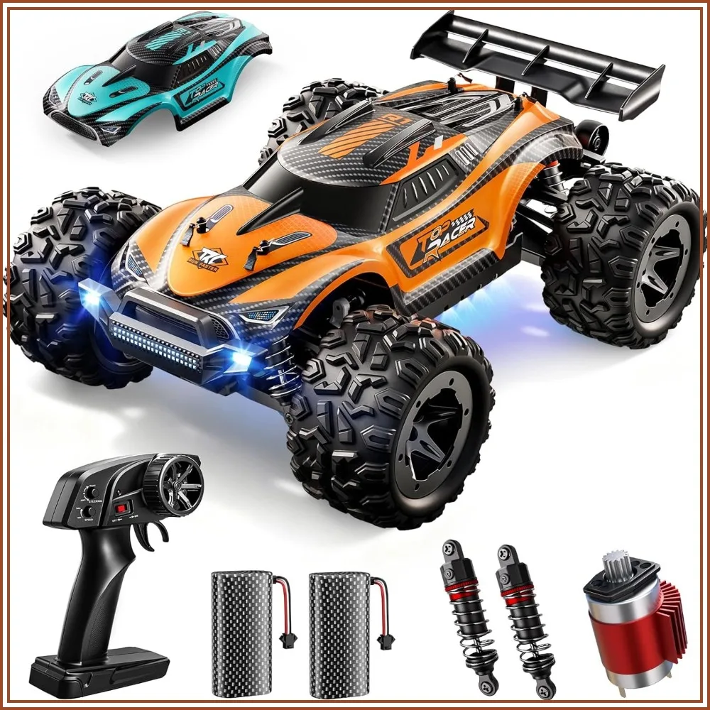 

1:18 Fast RC Cars for Adults - 38+ KPH Off Road Remote Control Monster Truck 4x4 All Terrain