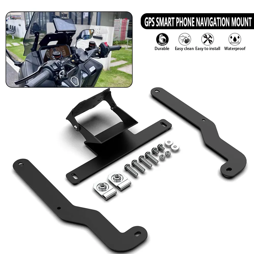 

For Yamaha TMAX T-MAX 560 T-MAX560 2022 2023 2024 2025 TMAX560 Motorcycle GPS Smart Phone Navigation Mounting Bracket Holder