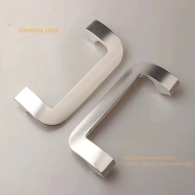 Modern Solid Space Aluminum Pull Handle for Glass & Wooden Door, Home Door Fitting