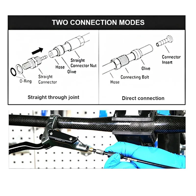 Mountain Bike oil needle 4/10/20set Brake olive head For SHIMANO BH90 BH59 SRAM MAGURA TEKTRO oil brake hose Connecting Insert