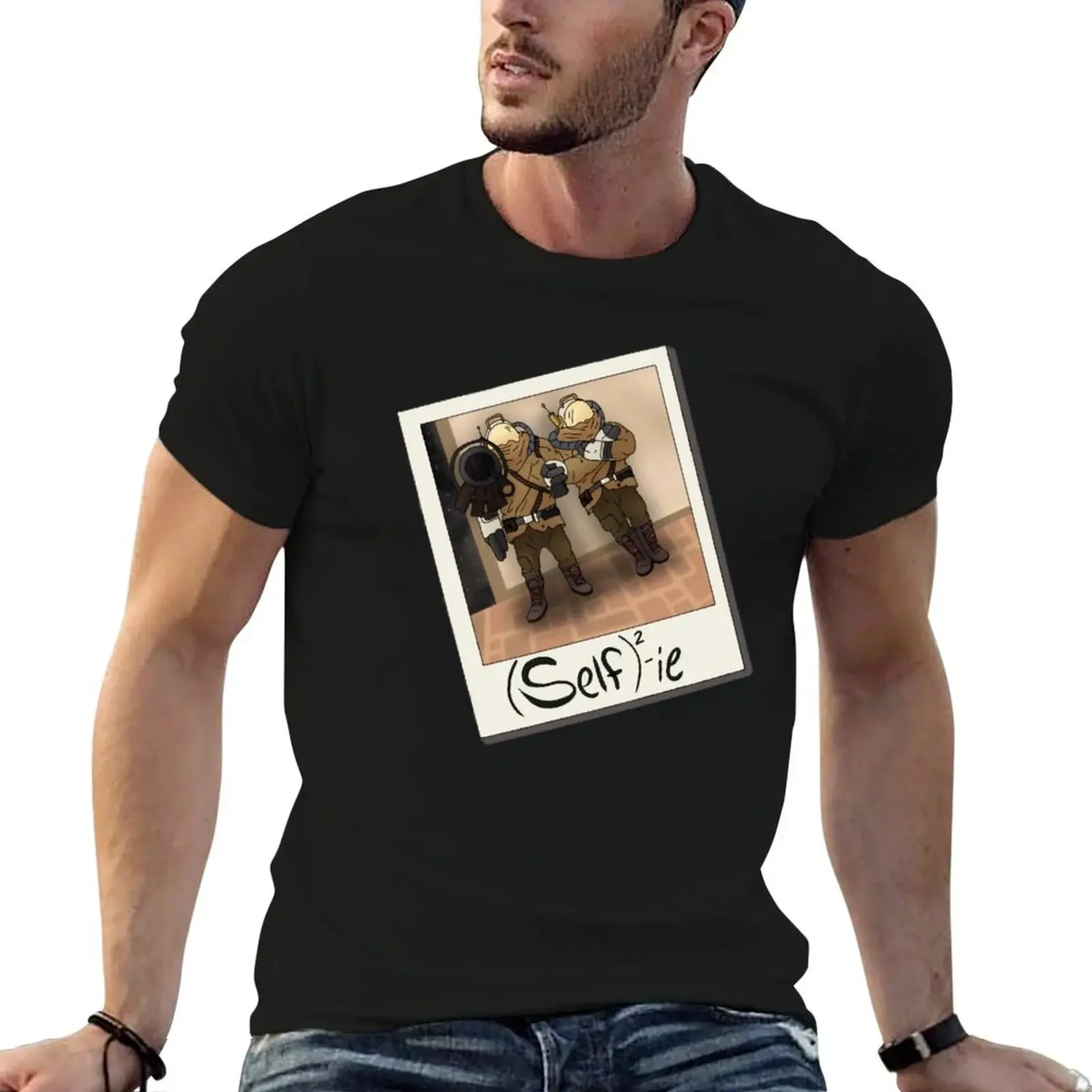 

Outer Wilds - Self (squared) ie T-Shirt summer top shirts graphic tees anime stuff croswit shirt man outfits for men