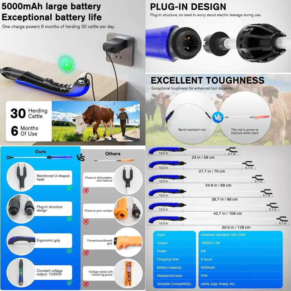 

Долговечный отпугиватель животных на батарейках для ферм и защиты от диких животных