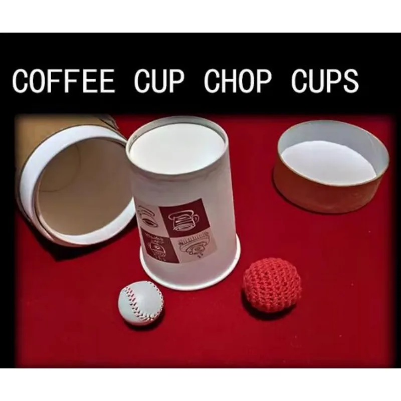 

Кофейная чашка Chop Cup (только чашки) от Leo Smetsers Шарики Появляющиеся/Ванировочная сцена Волшебные трюки Илюзии Классические магические развлечения