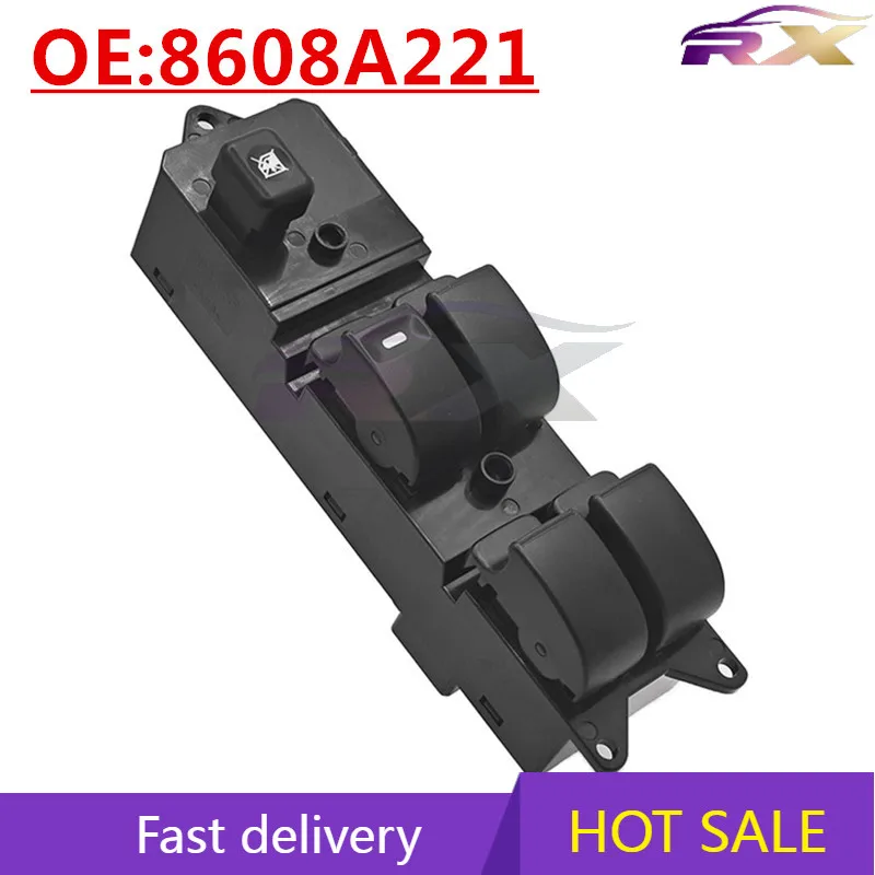 

OEM:8608A221 Suitable For Mitsubishi Lancer Automobile Glass Lifter Main Switch Power Windows Control Switch