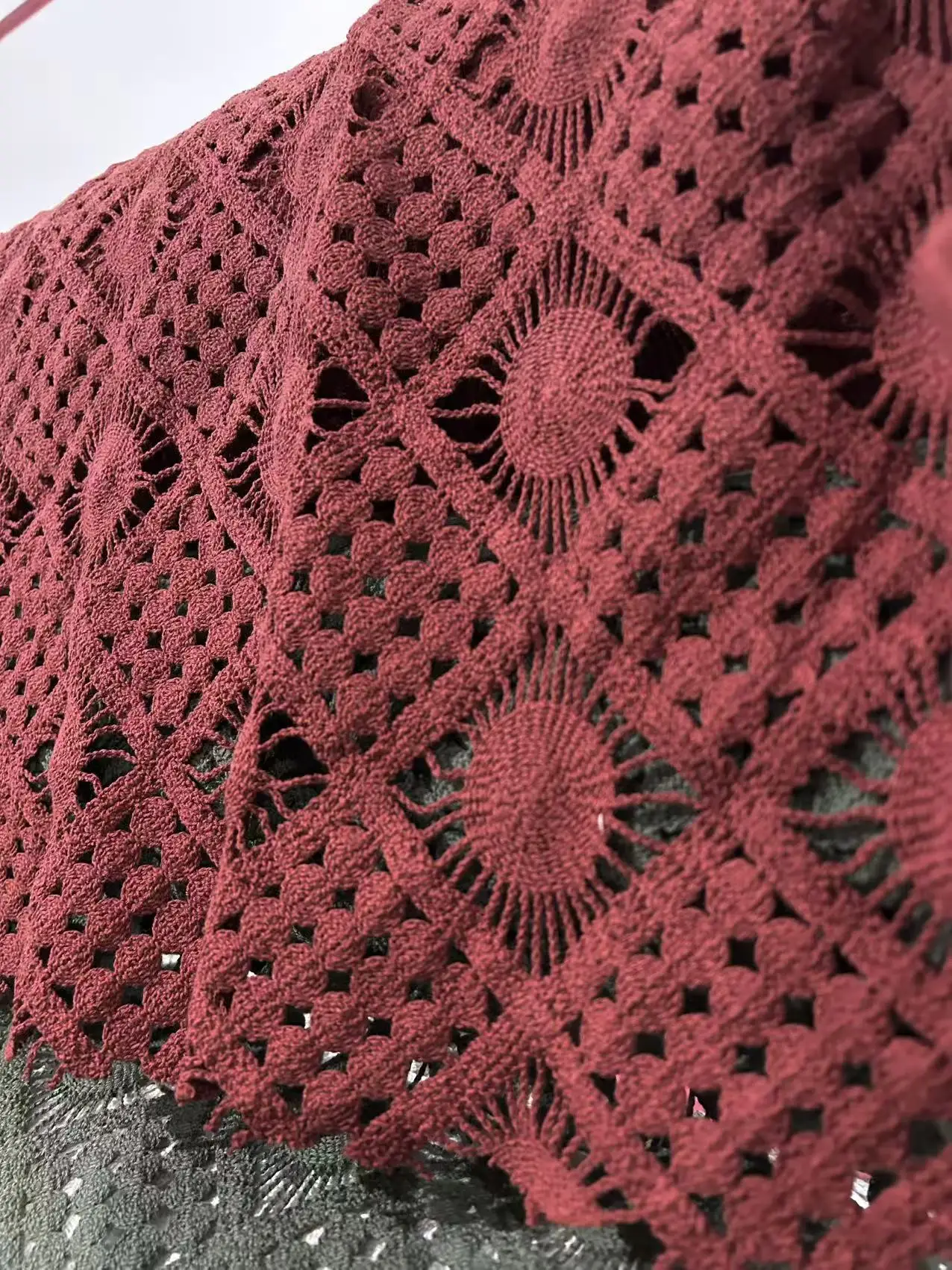 Water-soluble Cotton Crochet Embroidered Fabric Clothing Curtain Tablecloth Decorative Sewing Fabric