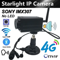 2MP IMX307 Starlight Full Color Night Vision Wireless IP Camera Human Detection Wifi Network Camera Two Way Audio TF Card RTSP