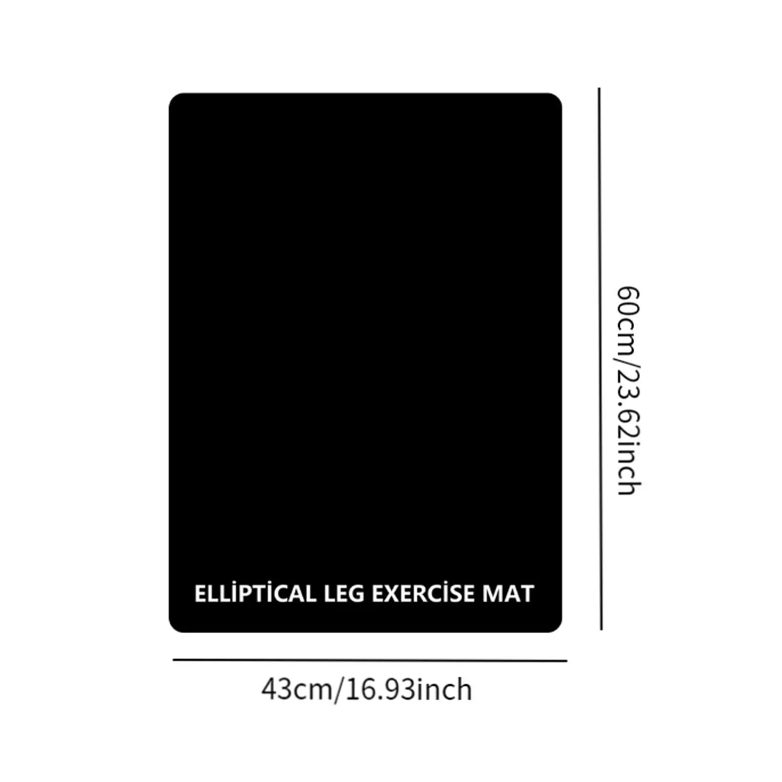 

Leg Exerciser Non Slip Mat Floor Protector Lightweight Exercise Equipment Mat for Workout Training Fitness Pilates Sports