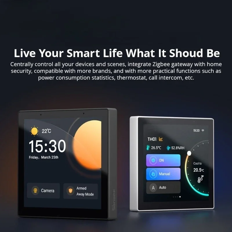 Intelligent WIFI voice switch panel touch screen central control center, gateway