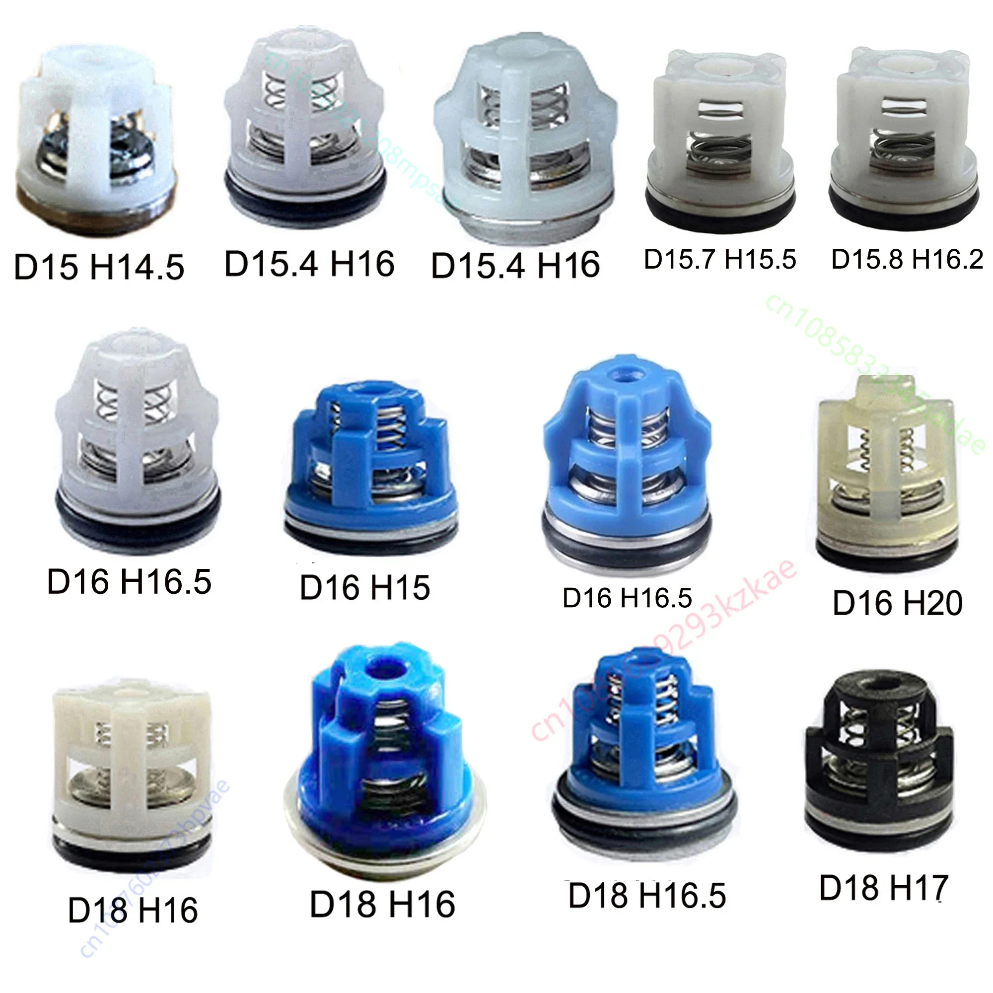 3PC Check Valve Repair Kit Axial General Pump Inter Power High Pressure Washer Water 15 16 18 MM