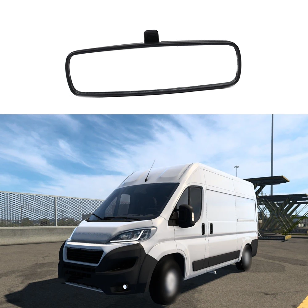 

Inner Interior Rear View Mirror Manual Adjustment for Fiat Ducato Peugeot Boxer Citroen Relay 2014 735585204 735695390