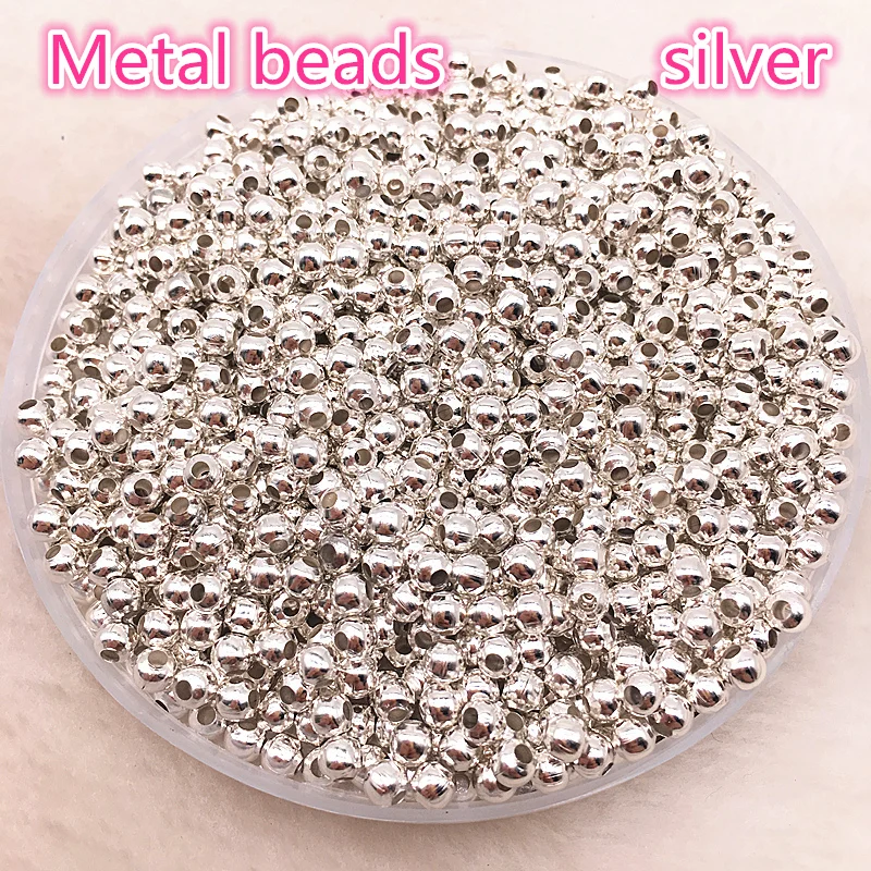 3mm-8mm Metal Beads for Jewelry Making