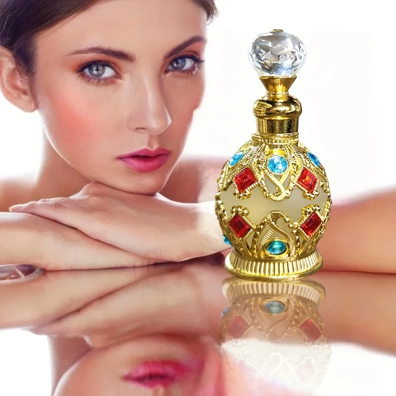 15ml Crazylife Arabian Crown For Women- Exotic Fragrance, Vintage Crystal-Embellished Bottle, Perfect For Evening Wear