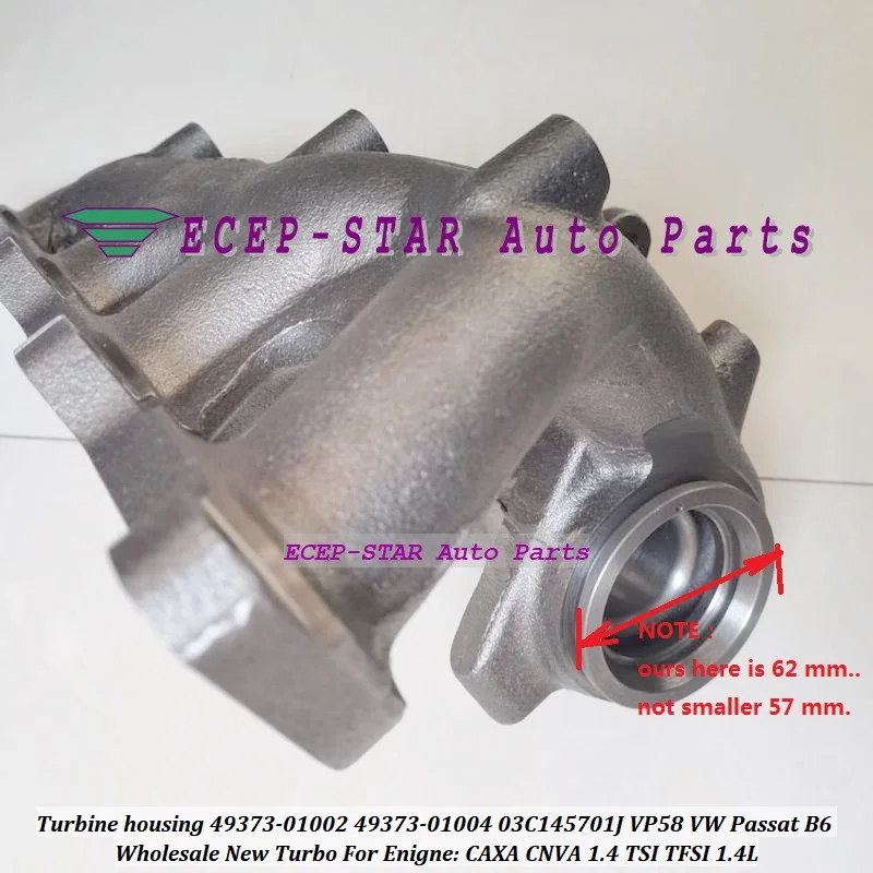 Turbine Housing TD025 49373-01003 49373-01001 49373-01002 03C145701R 03C145701J For VW Touran Scirocco Passat B6 CAXA 1.4L