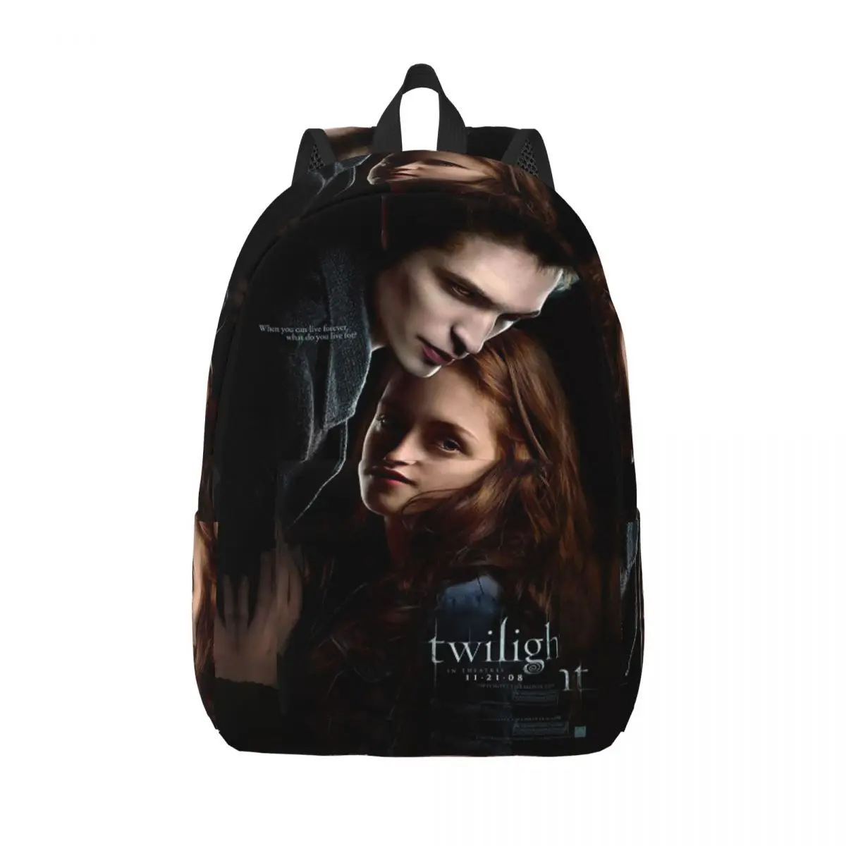 The Twilight Saga Breaking Dawn for Men Women Student School Book Bags Edward Bella Vampire Daypack Middle High College Outdoor